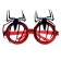 Carnival glasses "Spiders"