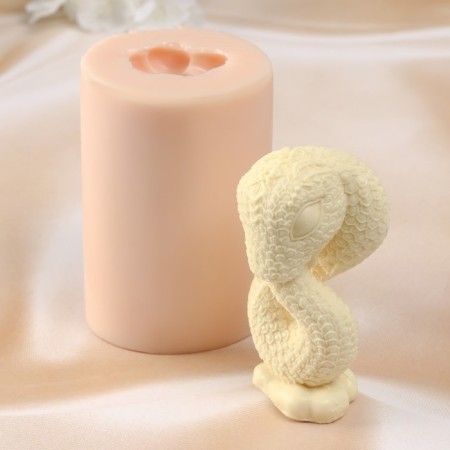Silicone Mold "Snake" 5x5x9.5 cm