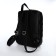 Male backpack made of genuine leather with lightning, igermann, black color