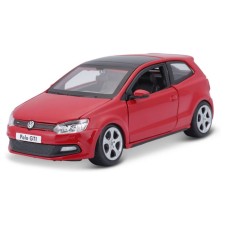 BBURAGO VW Polo GTI Mark 5, Die-Cast, 1:24, opening doors, red red