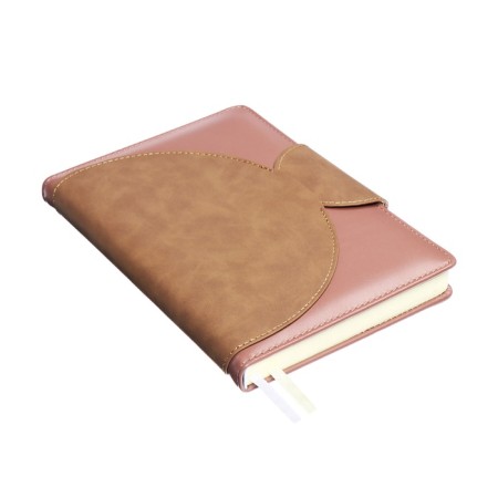Gift Davente.agatha Set: Low -Long Drummer, A5 136 sheets, solid cover, block 70, pink + ballpoint pen-2
