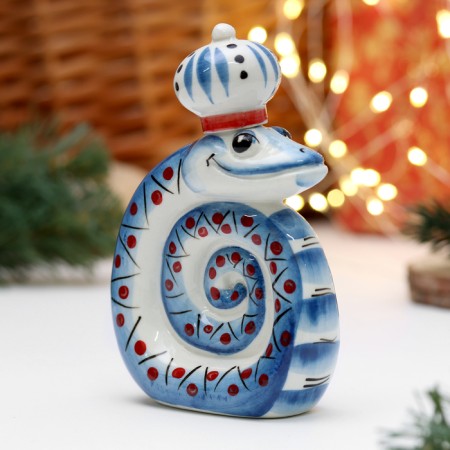 Porcelain flask "Petersky Snake", 13 cm, 100 ml-2