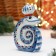 Porcelain flask "Petersky Snake", 13 cm, 100 ml