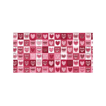Basket for toys "Panel with hearts, size 35x50 cm-1
