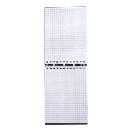 Notebook plastic cover A6, 80 sheets on the crest of Metallic, dark blue-2