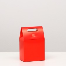 Box-pack with a pen, red, 15 x 10 x 6 cm