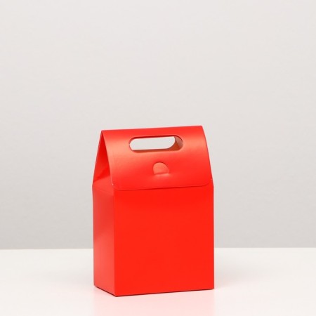 Box-pack with a pen, red, 15 x 10 x 6 cm