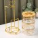 Three -tier glass “Heart” glass, 450 ml, 12.2 × 27.5 cm, the color is transparent