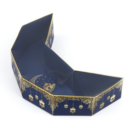 Box for confectionery "crescent", 15 x 22 x 6 cm, Ramadan-2