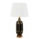 Armando table lamp E27 40W black and gold 28x28x55 cm Risalux