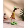 Souvenir "Duck in the orange-green suit" tree 13x9x27 cm