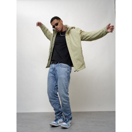 Male spring jacket, size 52, light green color