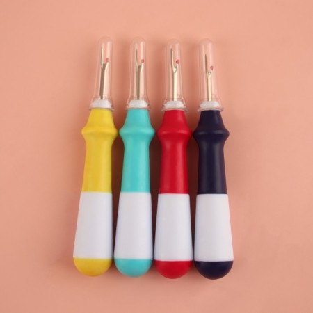 A torn with a rubberized handle, 12.5 cm, color mix-4