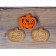 Pumpkin cookies, cutting, stamp, 9.5 × 8.5 × 1 cm, orange color