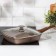 Granite Grill pan, 26 × 26 cm, removable handle, glass cover, anti-stick coating, brown color