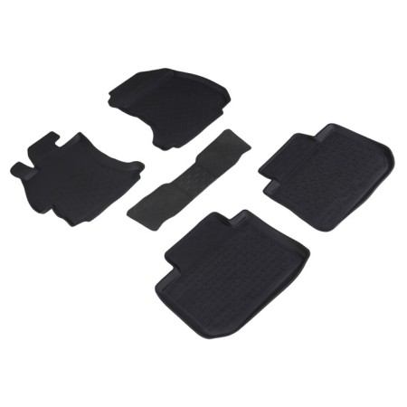 Rubber mats with high side for Subaru XV, 2011-