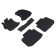 Rubber mats with high side for Subaru XV, 2011-