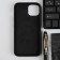 Red Line Ultimate case for iPhone 14, silicone, microfiber, black