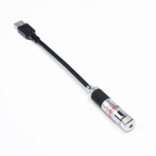 Laser pointer, 650 nm, 2 nozzles, USB. Red beam