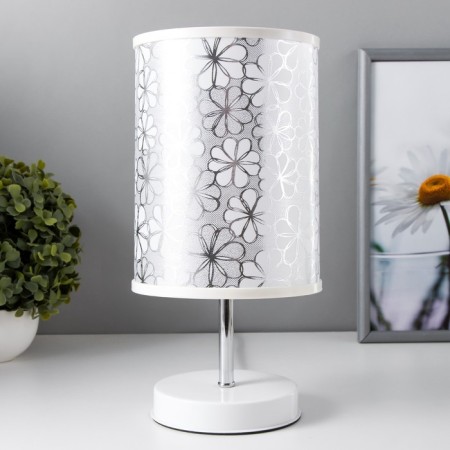 Table lamp "Chamomile" 1x60W E27 white 14.5x14.5x30 cm Risalux