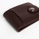 Male purse on a magnet, department for bills, for maps, for coins, brown color