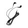 Smartbuy Model X headphones, vacuum, microphone, 103 dB, 16 Ohm, 3.5mm, 1.05 m, black
