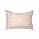 Organic cotton pillow, size 50x72 cm, light-coffee color