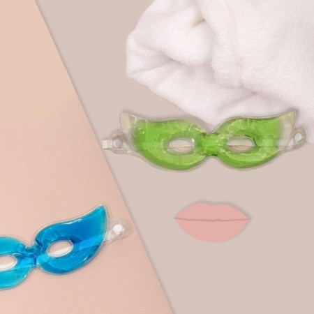 Facial mask hydrogel, cooling/warming, 20 × 7.5 × 0.5 cm, color mix-1