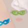Facial mask hydrogel, cooling/warming, 20 × 7.5 × 0.5 cm, color mix