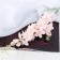 Artificial flowers "Clematis" 6x80 cm, pink