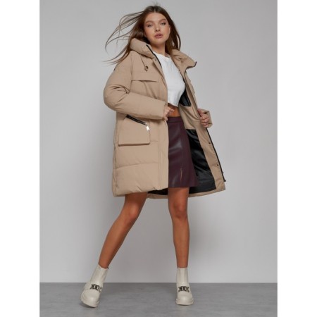 Coat insulated winter female, size 56-10