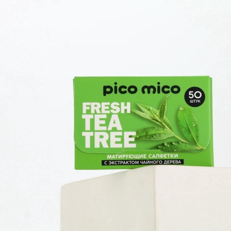 Mating napkins with green tea extract, 50 pcs, Pico Mico-8