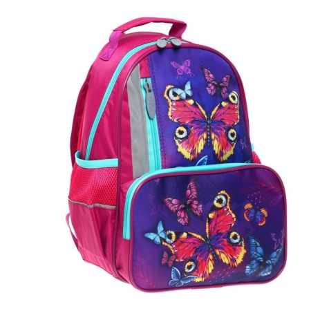 School backpack, 37 x 26 x 13 cm, ergonomic back, calligrata ORT "Butterflies"-6
