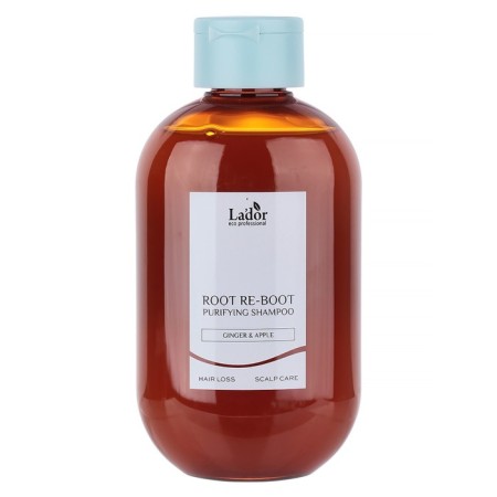 Shampoo for sensitive and oily scalp with ginger and apple Root Re-boot, 300 ml