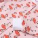 Kit (blouse, pants), peach/flamingos color, height 56 ​​cm