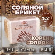 Salt briquette 