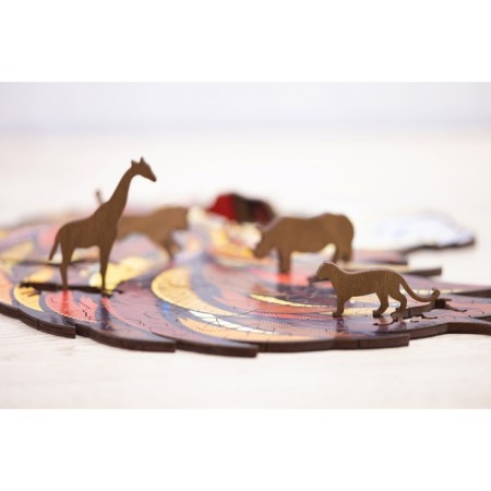 Wooden puzzle Ewa, lion, 21 × 19 cm, puzzle-7