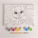 Picture on numbers for children "Pyosik", 21 x 15 cm