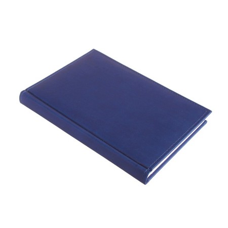 Deliciper of Leduced A5, 160 Vivevella sheets, covering artificial leather, corner perforation, dark blue-1