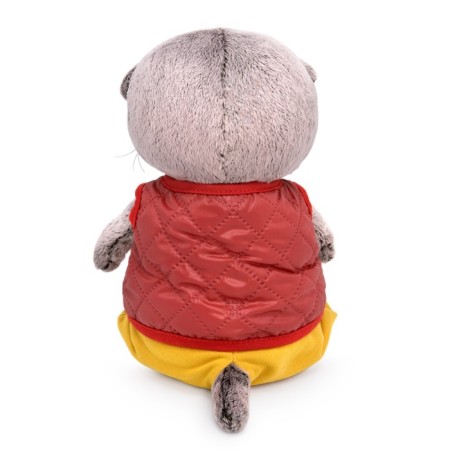 Soft toy "BABY BABY in a quilted vest", 20 cm-2