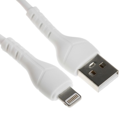 The BYZ U40, 1 USB, 18 W, 5 A, USB cable - Lightning, 1 m, pd, white-4