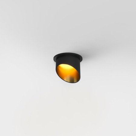 Introduced lamp Technical DL044-01-GU10-B, GU10, 1x12 W, 68x68x70 mm, black with gold-4