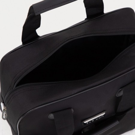 Road bag 2 in 1 on wheels 20 ", a lightning department, 4 outer pockets, black color-7