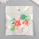 Decor for creativity plastic "Flower" mix 2x2 cm