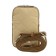 Bag, textiles, beige 13x2x19 cm