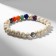 Bracelet Assorted "planets" yin-yang, color with black silver, d = 7 cm