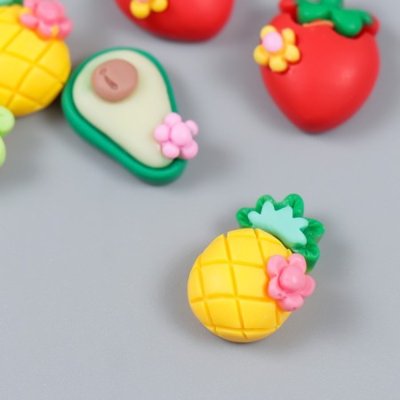 Decor for creativity plastic "Vitamins" mix 2x1.5 cm-1