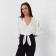 Top female minku: Cotton Collection Color White, Rr. 44