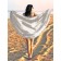 Pareo and beach rug "Flower sketches", d = 150 cm