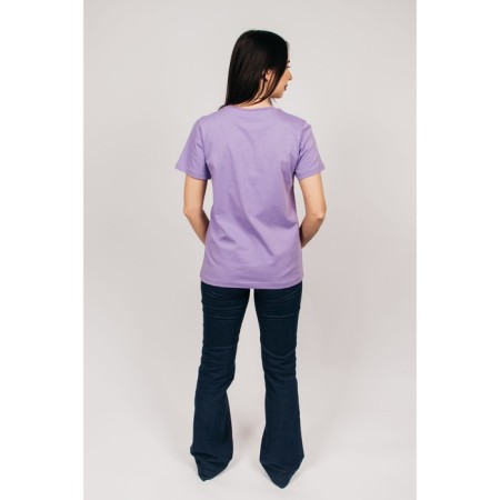 Female T -shirt, size 46, lilac color-1